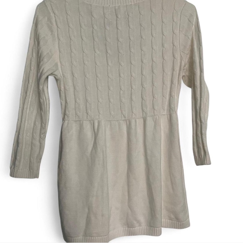 White Hollister Cable Knit Sweater shirt - Picture 2 of 2